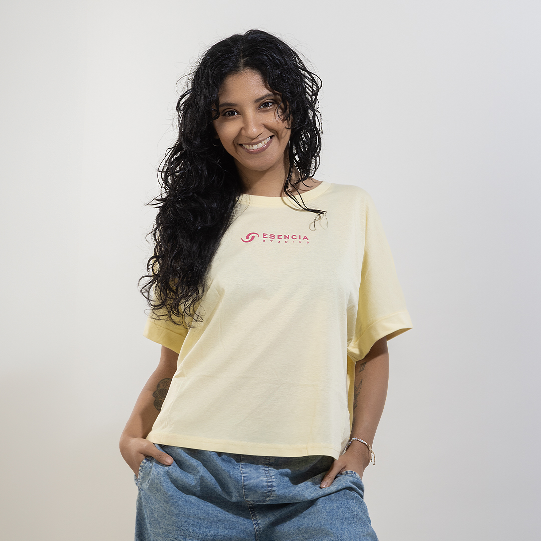 Camiseta Amarilla Mujer